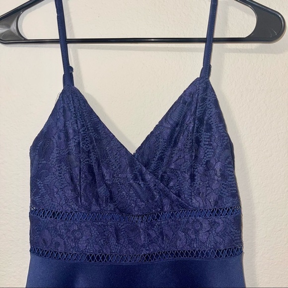 Francesca’s NWOT Blue Rain Dress - Picture 3 of 6